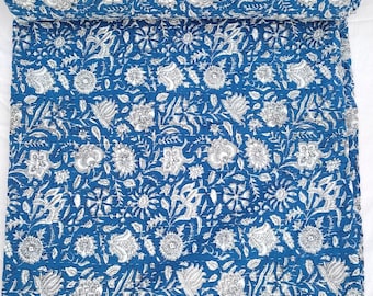 bedding,block print quilt,handmade quilt,home and living,kantha quilt,printed kantha,quilted bedspread,soft quilt,throwbedspread