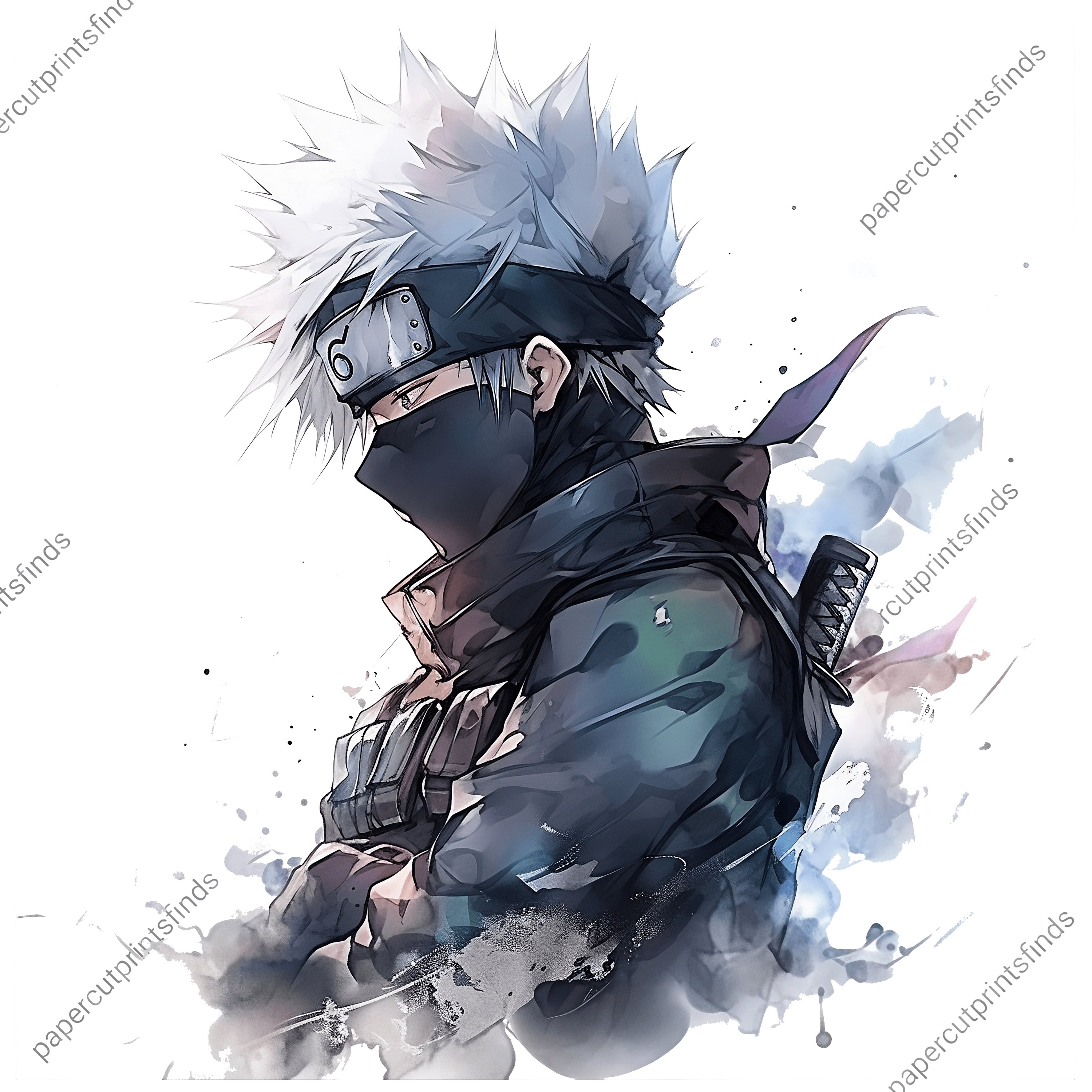 Como desenhar o Kakashi Passo a Passo Com Esboço (Muito Fácil e Para  Iniciantes) 