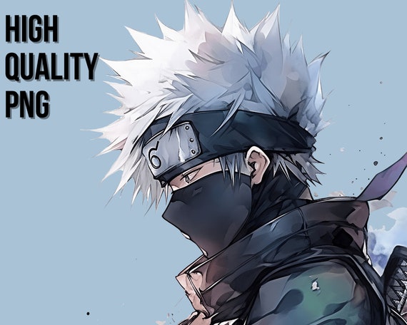 Mysterious Kakashi Art: Digital Download for Anime Fans and Collectors 