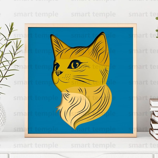 Cat watercolor shadow box svg, cat papercraft, cat layered svg, 3d cat svg, layered cat svg, layered shadowbox svg, animals shadow box svg Cat watercolor shadow box svg, cat papercraft, cat layered svg, 3d cat svg, layered cat svg, layered shadowbox svg, animals shadow box svg