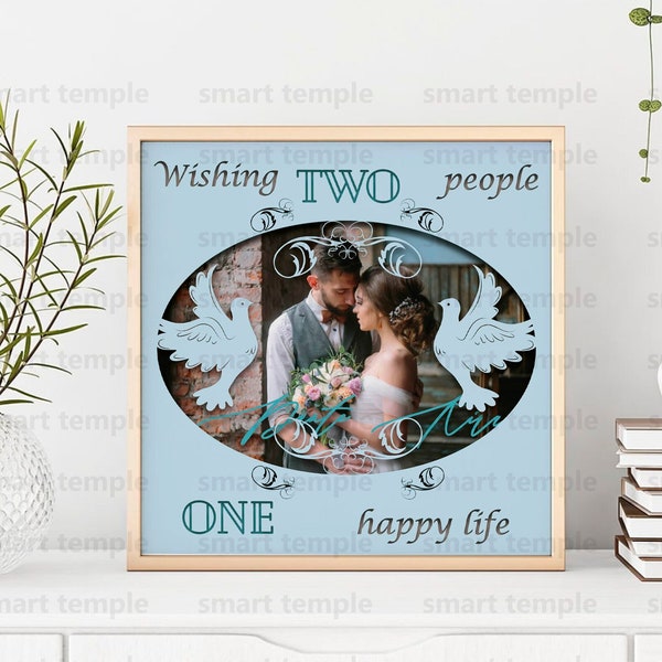 Personalized Shadow Box With Text, Shadow Box SVG Wedding Gifts, Couple Shadow Box, Wedding Cricut Template, Romantic Shadow Box SVG Personalized Shadow Box With Text, Shadow Box SVG Wedding Gifts, Couple Shadow Box, Wedding Cricut Template, Romantic Shadow Box SVG