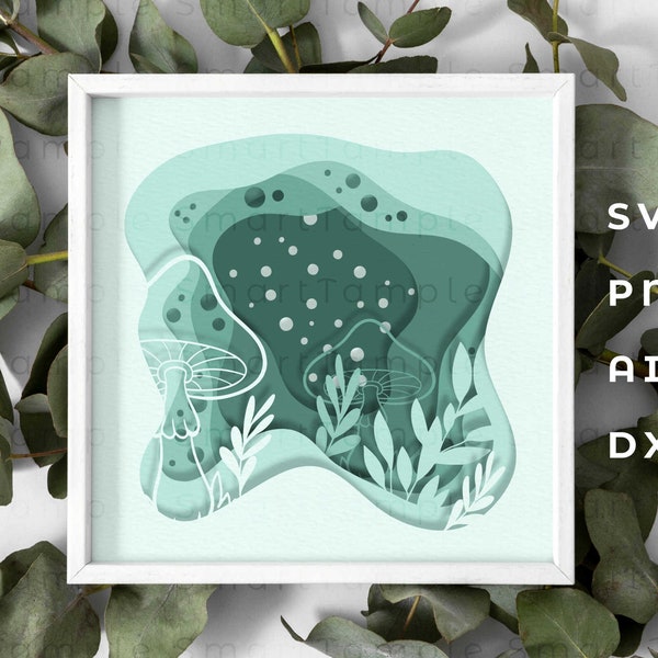 Mushroom shadow box svg, mushroom layered svg, mushroom paper cut, mushroom decals, mushroom cricut decals, mushroom cut files Mushroom shadow box svg, mushroom layered svg, mushroom paper cut, mushroom decals, mushroom cricut decals, mushroom cut files