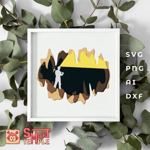 Miner shadow box svg, mine shadow box, cave shadow box, shadow box svg fathers day, shadow box svg files for cricut, 3d layered svg Miner shadow box svg, mine shadow box, cave shadow box, shadow box svg fathers day, shadow box svg files for cricut, 3d layered svg