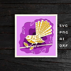 Bird shadow box svg, bird of freedom, 3d bird svg, 3d bird card, layered bird svg, bird paper craft, bird card mothers day, bird stencil svg