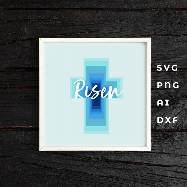 Risen shadow box svg, easter christian svg, cross svg, cross shadowbox, Easter shadow box, Jesus shadow box, easter Light Box svg Risen shadow box svg, easter christian svg, cross svg, cross shadowbox, Easter shadow box, Jesus shadow box, easter Light Box svg
