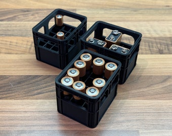 Battery Storage Crate - AA / AAA / 9V