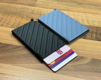 Slim Card Holder with Pop-up Card Mechanism