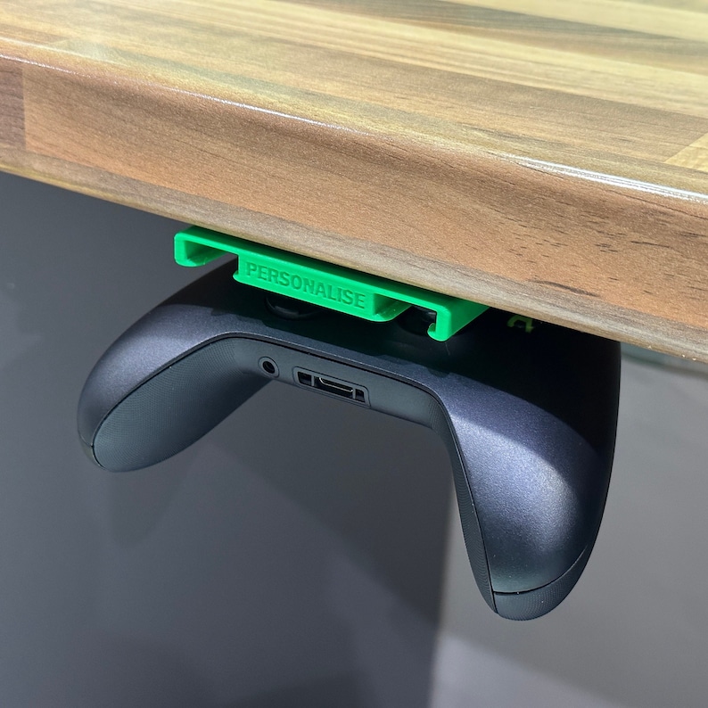 Personalised Xbox Controller Holder Under Desk for Xbox Series / One