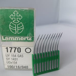 UY 154 Gas ,151x21 , Singer 1431 Overlock Nähmaschinennadeln