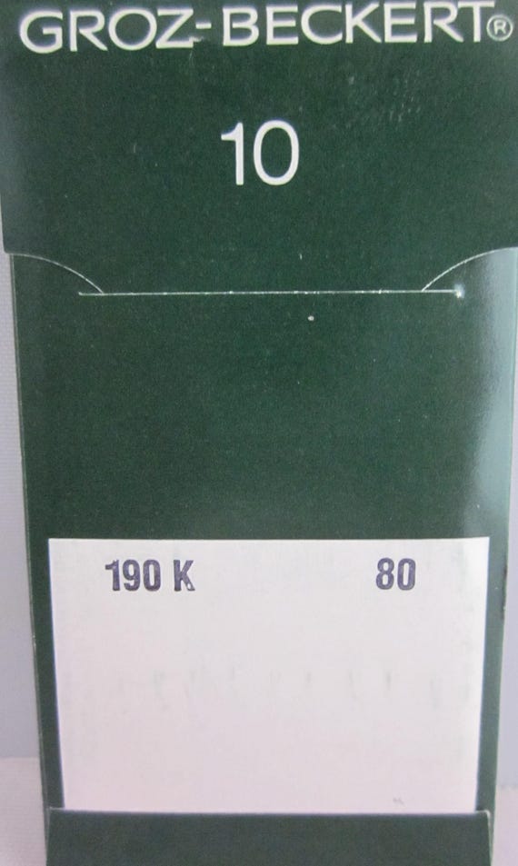 10 Aghi Per Macchina Da Cucire Industriale Sistema B-27 Misura 80/12 - SCHMETZ