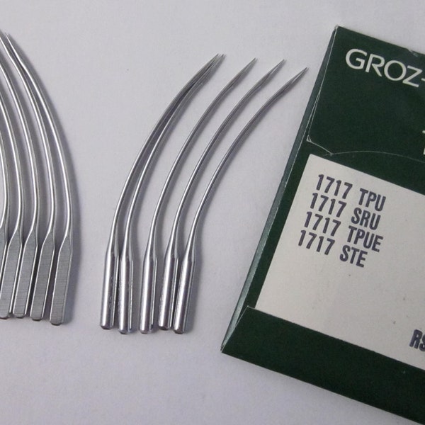 10x GROZ-BECKERT 1717 TPU Rs em Nm:90/14/,80/12 Overlocking, Strobel 560-10 Quick, Agujas electrónicas para máquinas de coser