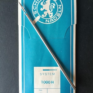 Schmetz 1000 H Canu 55:26 MA 1, SY 7721 Sizes 25/Nm200 or 30/Nm330 Industrial Sewing machine needles Adler 120, Consew 733 R-5, SINGER 7-33