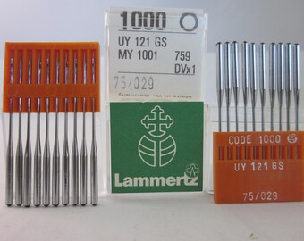 20 Lammertz 121 GS, DVx1, 62x21, 1628 Industrial Sewing Machine Needles - Size 75/11