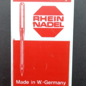 265-50 EOR-SUK,DPx265,438-80 Nm:90/14 Sewing machine needles Adler 265-R ,267,269 Toyota AD 534,550,551 Consew 275,  276  made in W.Germany