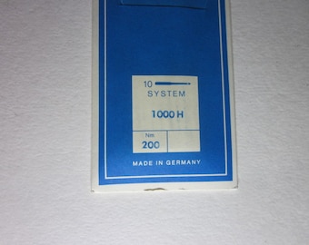1000 H  Size 25/200 Sewing machine needles SCHMETZ GERMANY 10pcs