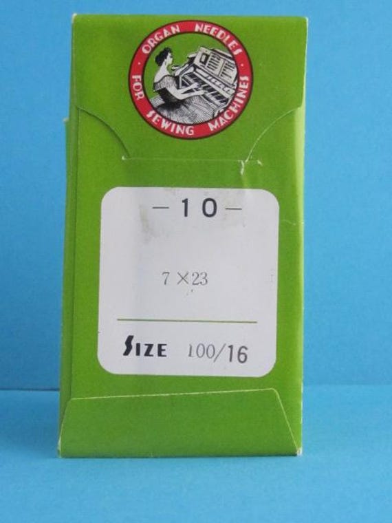 10x ORGAN Japan: 7x23 , Dyx23 Size 16/100 Heavy Duty Fabric