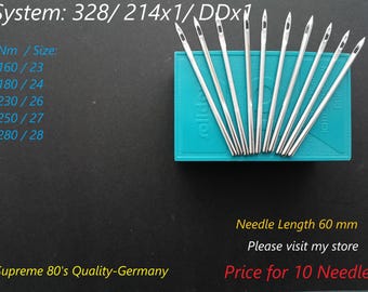 328 R ,214X1, 428 R, DDX1   Industrial Sewing machine needles Adler,Consew,Juki,Pfaff,Seiko,Singer,Mitsubishi,