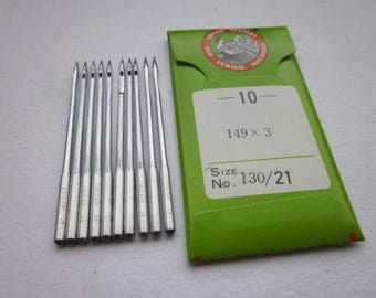 ORGAN 128 ,DVX43  149X3 , TVX3 ,#130/21  Chainstitch Sewing machine needles