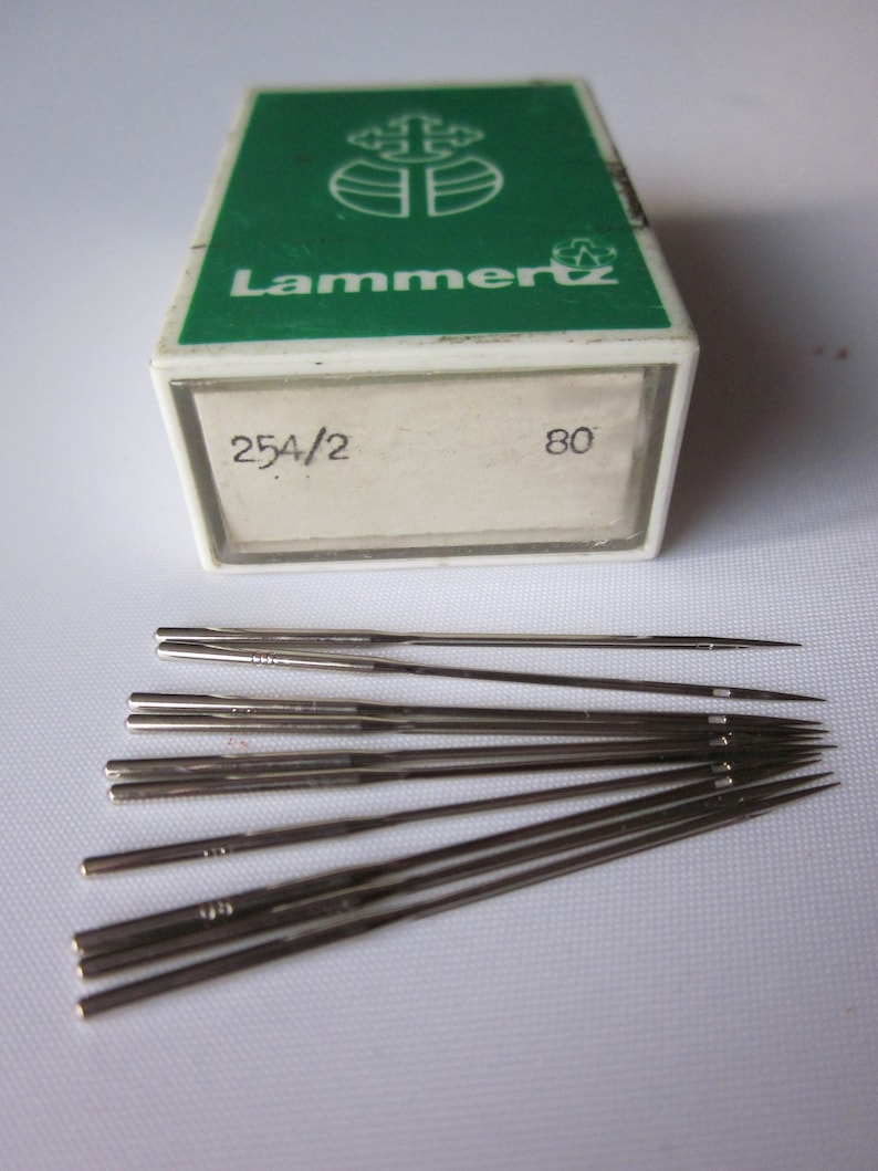 10x LAMMERTZ System 254/2 Sizes 12/80 or 14/90 Sewing Machine Needles