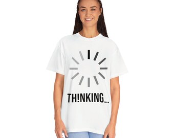 Camiseta pensando