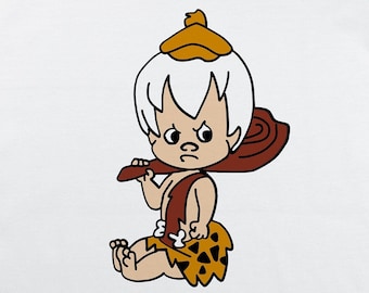 Flintstones Bamm Bamm Clipart: Layered SVG Schnitt Datei (digitaler Download)