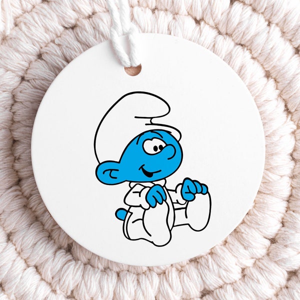 Baby Smurf SVG Cut File SVG Cut File, Clipart, PNG, Instant Download