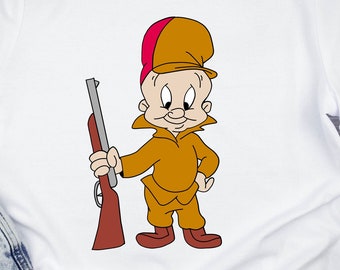 Elmer Fudd SVG: Hunter Cartoon Clipart (Digital Download)