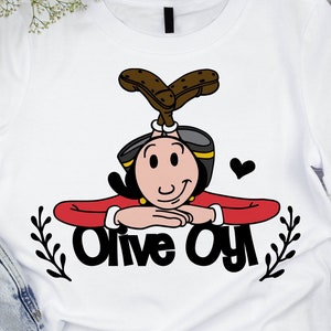Olive Oyl, Popeye SVG Cut File SVG Cut File, Clipart, PNG, Instant Download
