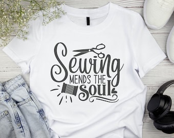 Sewing Quote SVG Cut File, Instant Download, Crafter phrase
