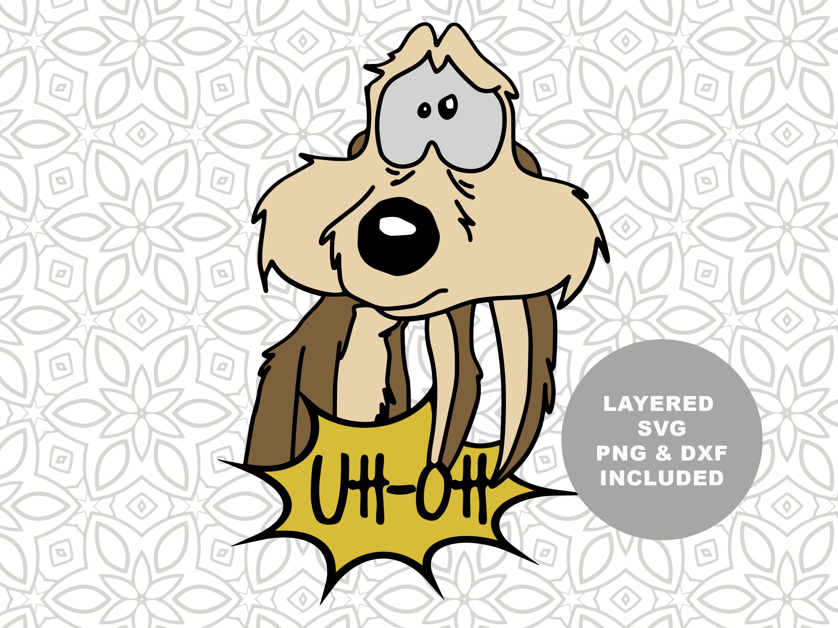 Wile E Coyote SVG: Cartoon Clipart, Sublimation Image (digital