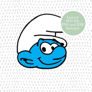 Schlumpf SVG Schnitt Datei | Schlumpf-clipart