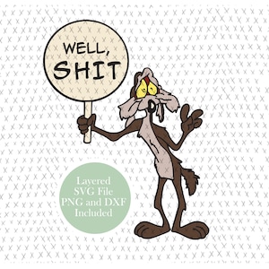 Wile E Cayote SVG gesneden bestand SVG gesneden bestand, clipart, PNG, direct downloaden