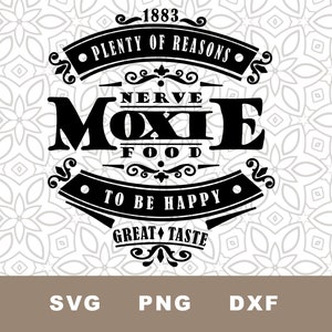 Archivo de corte SVG de etiqueta de producto vintage, etiqueta de bebida, letrero de boticario, saco de grano, clipart decorativo, PNG, descarga instantánea