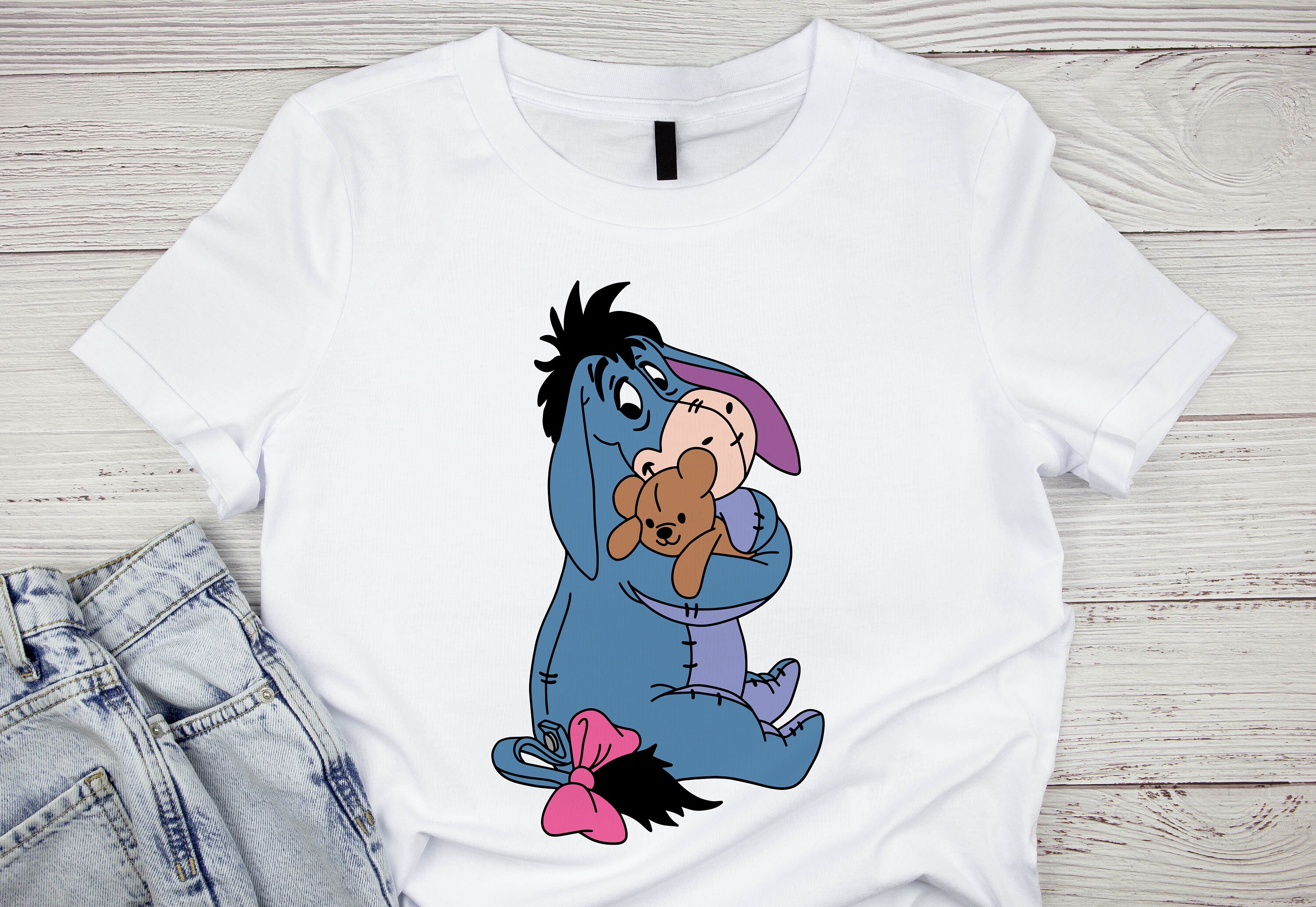 Eyeore Dxf Eeyore SVG Cut File: Winnie the Pooh Clipart (PNG, DXF, Instant ...