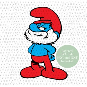Smurf Daddy Etsy UK