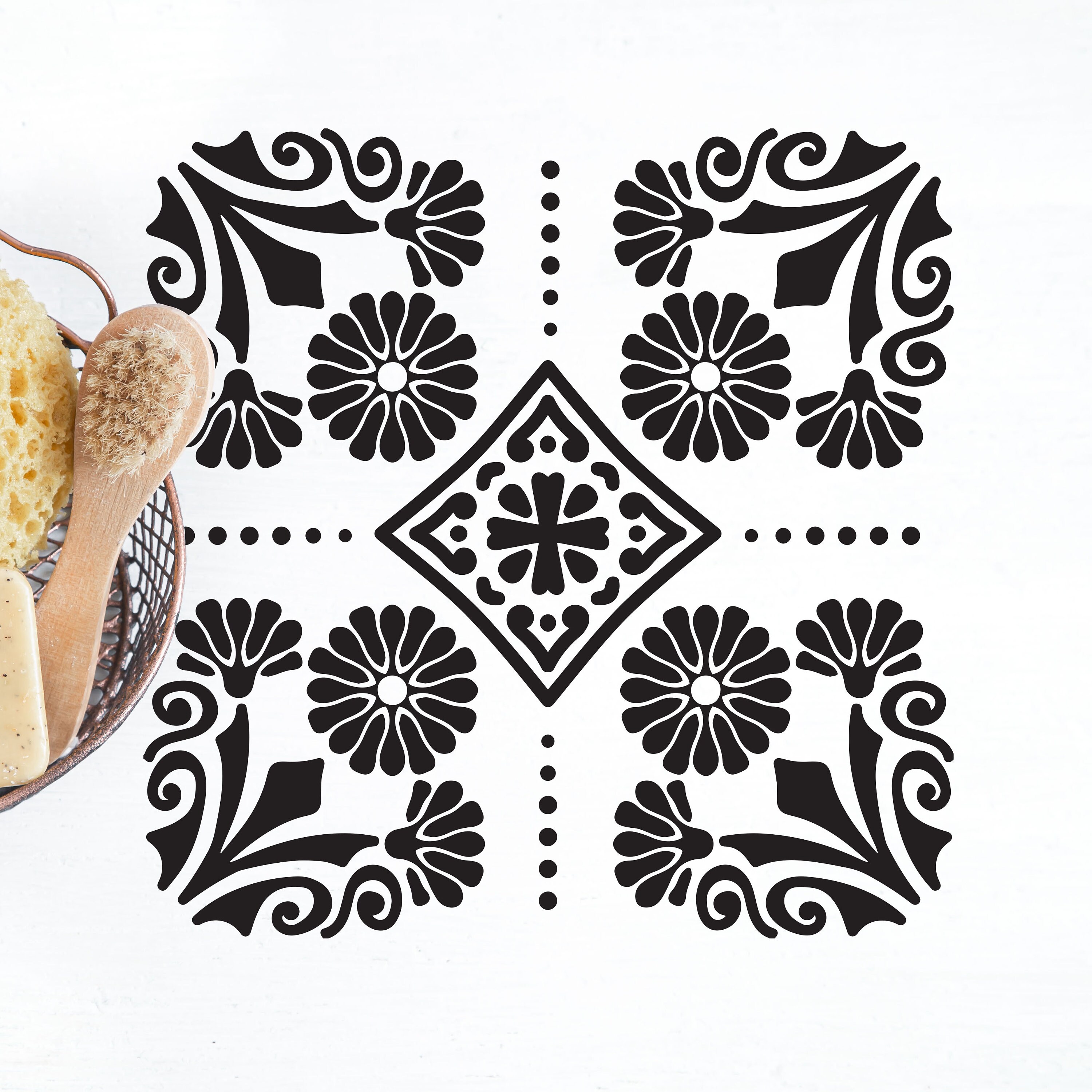 Tile Pattern SVG Cut File, Greek, Portuguese, Decorative Clipart, PNG ...