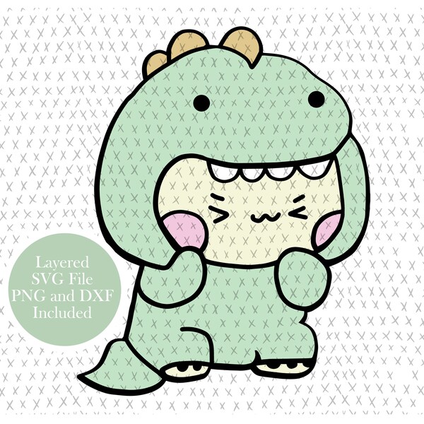 Kawaii Dinosaur - Etsy