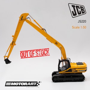 Motorart - JCB JS220 LR Excavator, Scale 1:50 - Out Of Stock