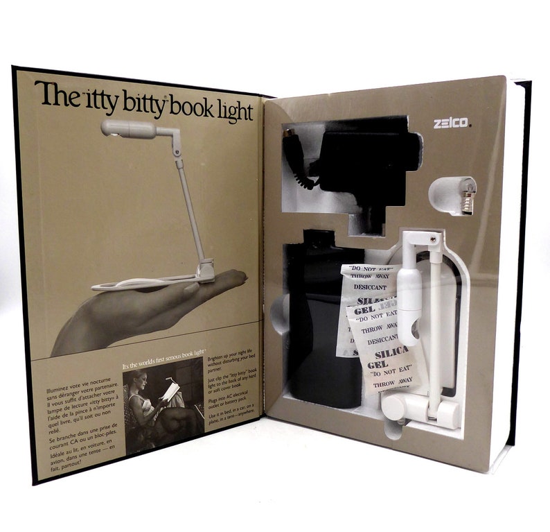1982 Zelco the ittybitty Book Light Etsy