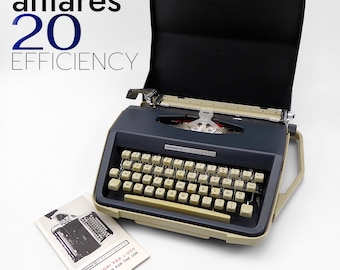 Antares 20 Efficiency + originele koffer en handleiding - Typewriter - 1960-1970