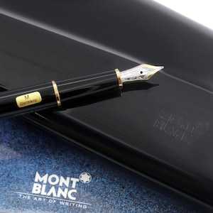 Pluma estilográfica Montblanc - Meisterstuck 4810, punta de oro de 14 quilates (585)