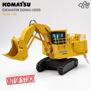 NZG Modelle - Excavator Komatsu Demag H255S, Scale 1:50 - Out Of Stock
