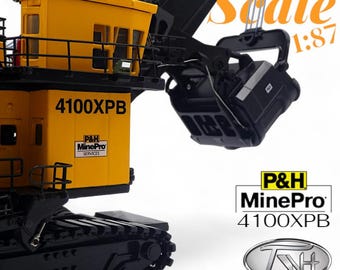 Bucyrus-Erie 22-B Cable Shovel With Metal Tracks EMD 1:50 Scale