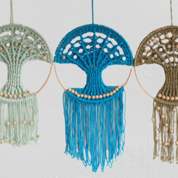 Tree of Life Crochet Blanket Pattern Etsy