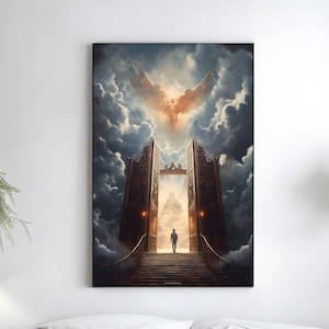 Stairway to Heaven: Digital art | heaven poster | heaven art | afterlife art | Heavens gates art | afterlife poster