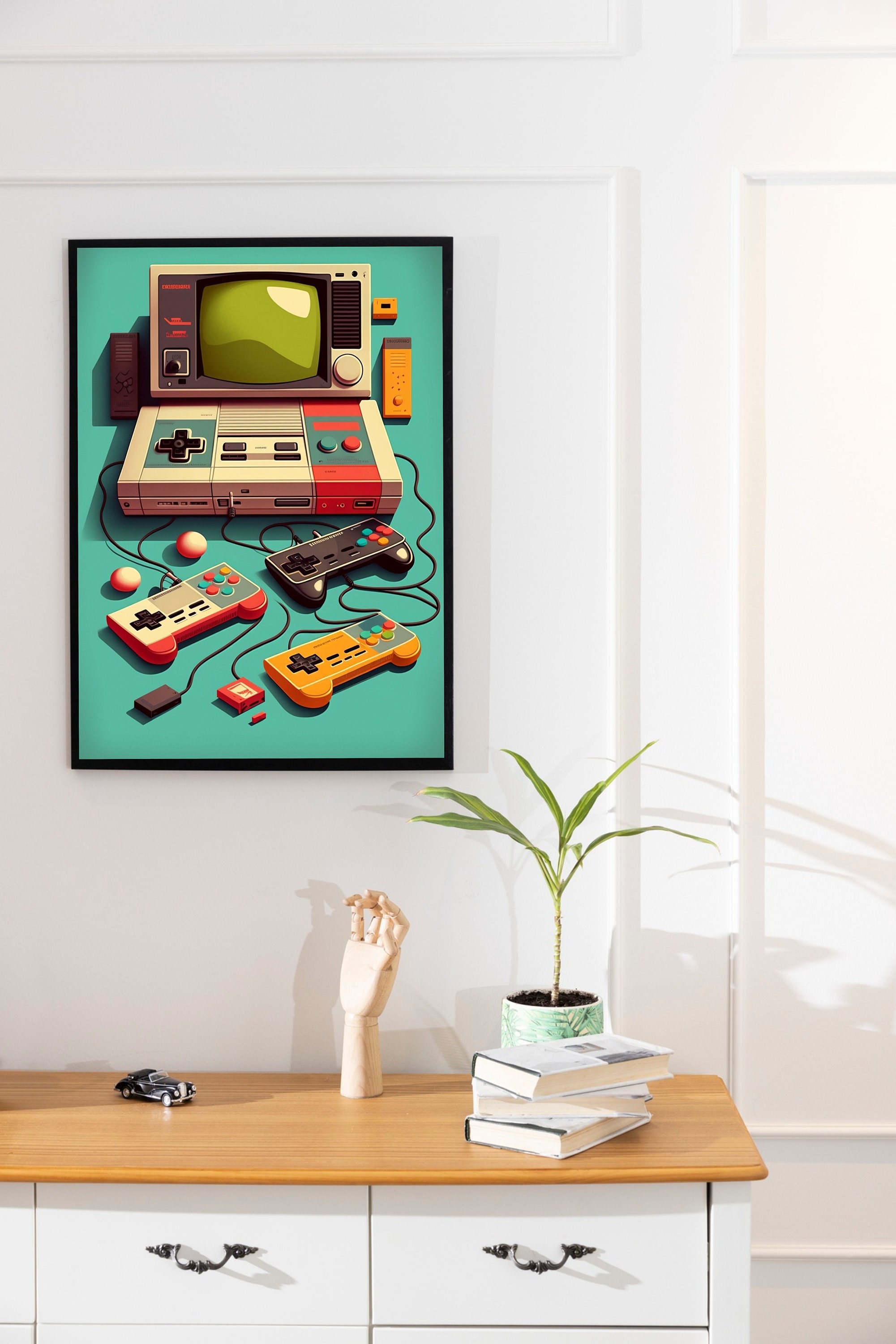 Vintage Gaming Digital Art Gaming Poster Vintage Art Gaming Art Gaming