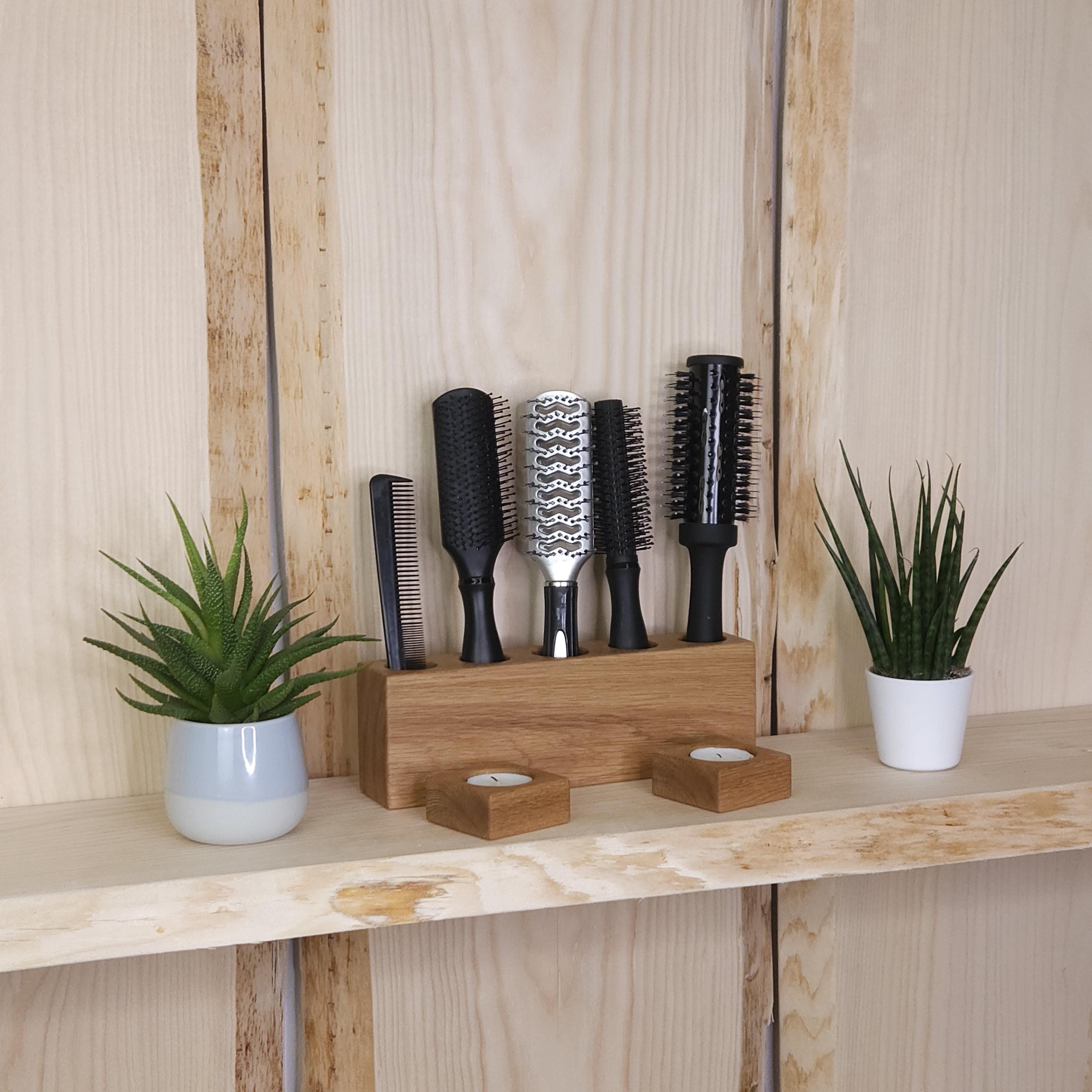 Hochwertige Haarbrstenaufbewahrung aus Eiche | bringt Ordnung in Badezimmer  und Spiegelschrank durch andere Bad Organizer erweiterbar - Etsy.de
