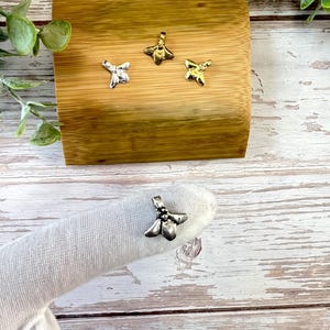 Brass Charm, Brass Pendant for Macrame in four colors