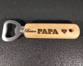 Ouvre-bouteille Meilleur papa Meilleur papa du monde Papa Je t'aime Cadeau de fête des pères pour papa