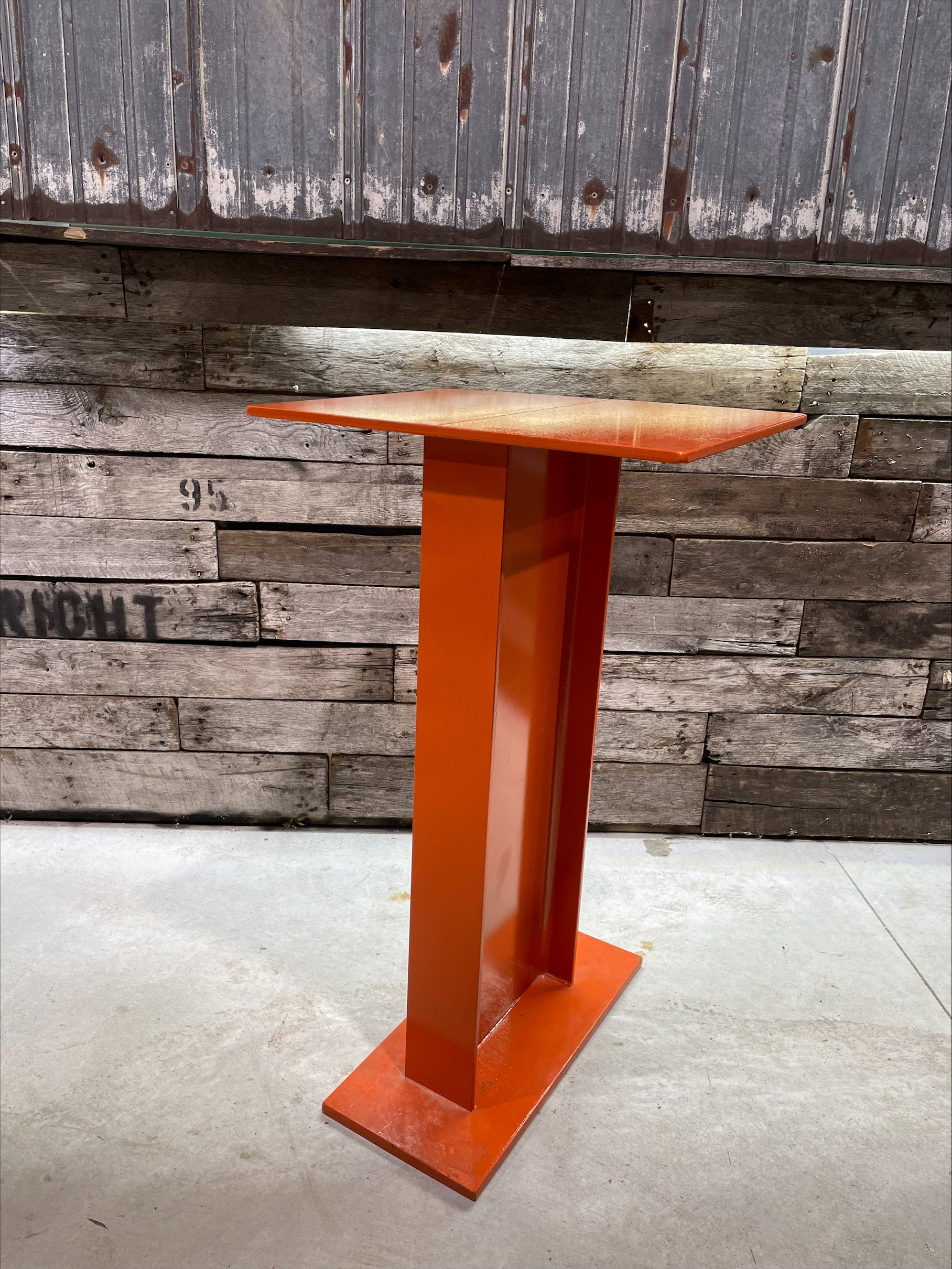 Custom Steel Table Stand Etsy